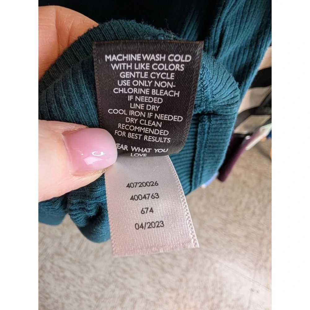 Torrid Super Soft Ribbed Puff Sleeve‎ Knit Top Dark Green 00/M Coquette Feminine - Picture 6 of 9